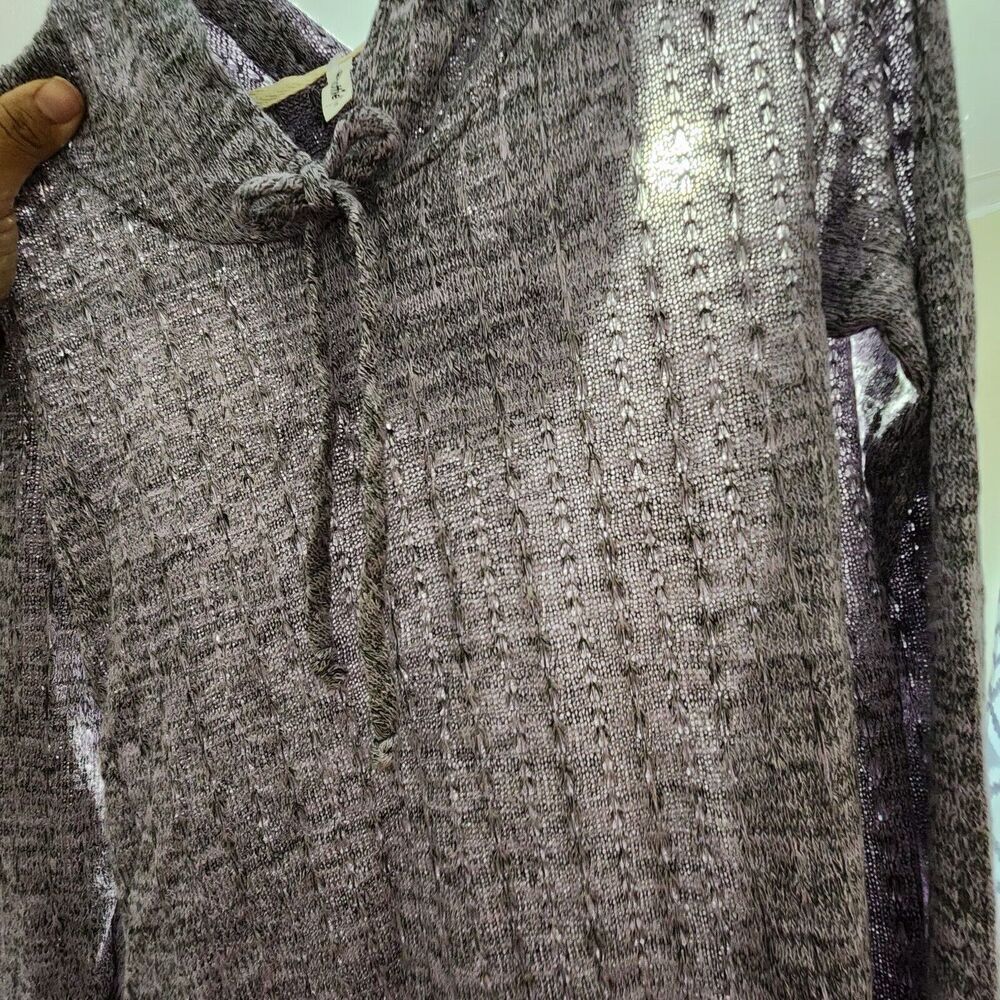 Ever Hottie Lightweight Hoodie Sweater Size Small Gray Color.  New - Picture 3 of 9